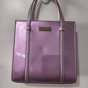 Kate Spade Pink Metallic Tote Bag